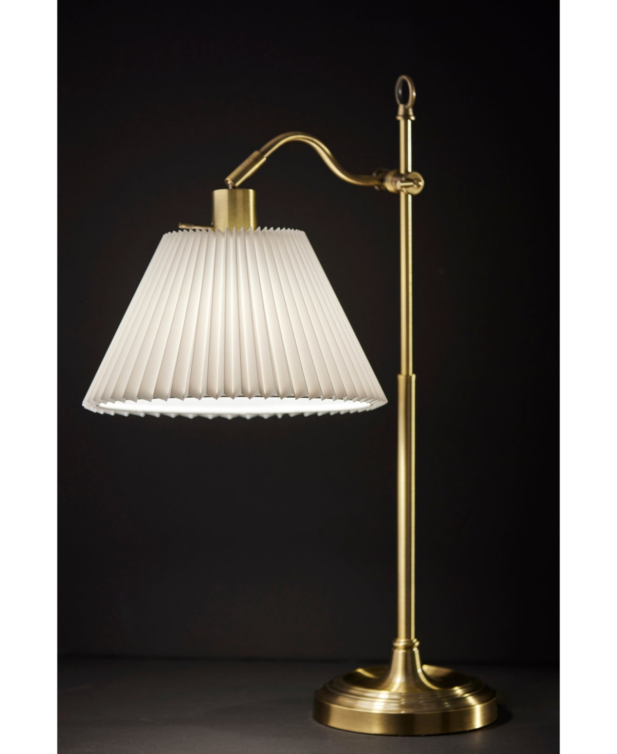 Adesso 26" Derby Table Lamp In Antique-like Brass
