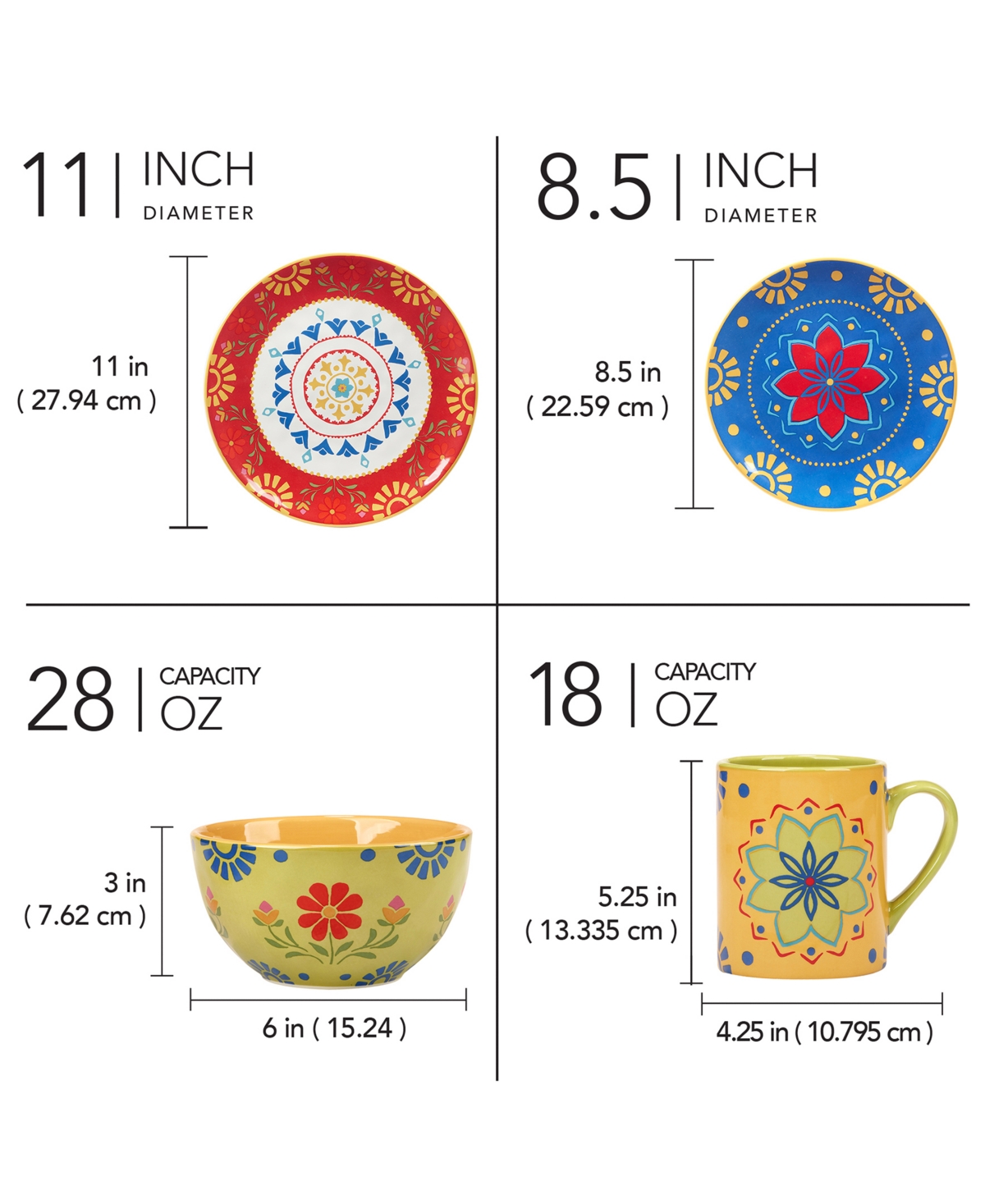 Certified International Spice Love 16pc Dinnerware Set, Service For 4 In Miscellaneous