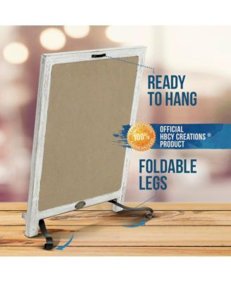 Hanging Or Tabletop Chalkboard With Legs/Wedding Table Sign/Kitchen Countertop Memo Board