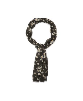 Women's Daisy Cluster Printed Oblong Scarf
