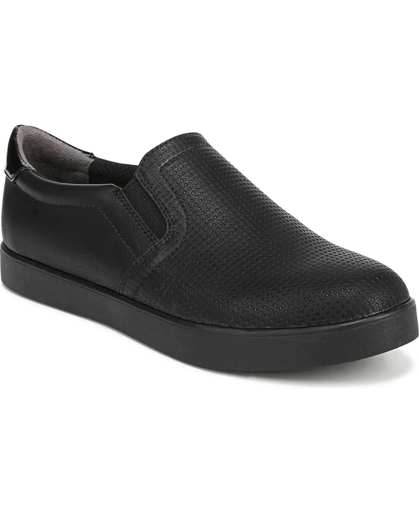 Женские кроссовки Dr. Scholl's Madison Sr. Slip-Resistant Work Slip Ons, цвет: Чёрная искусственная кожа — фото 1