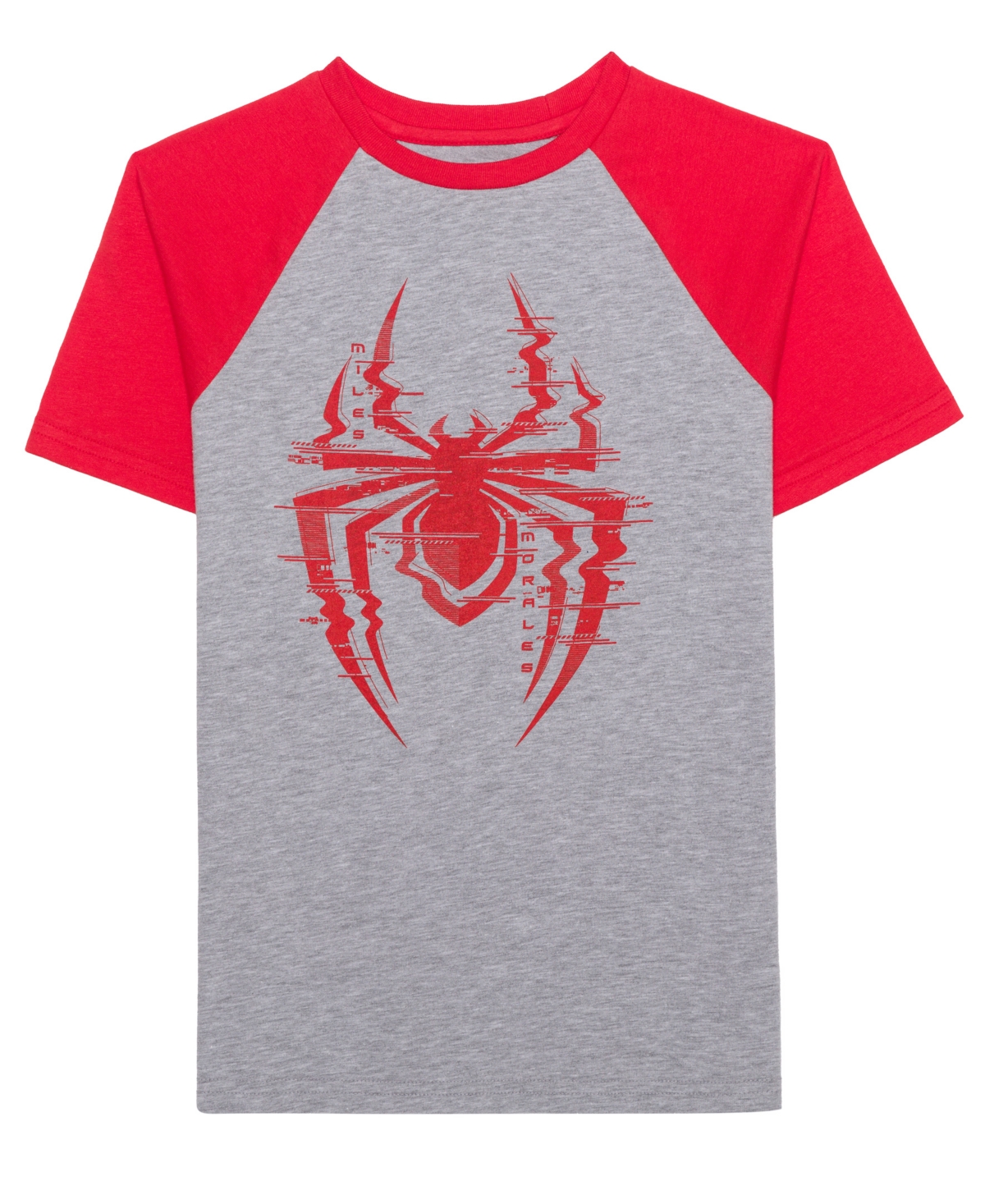 Shop Spider-man Spider Man Big Boys Graphic Print T-shirt In Grey,red