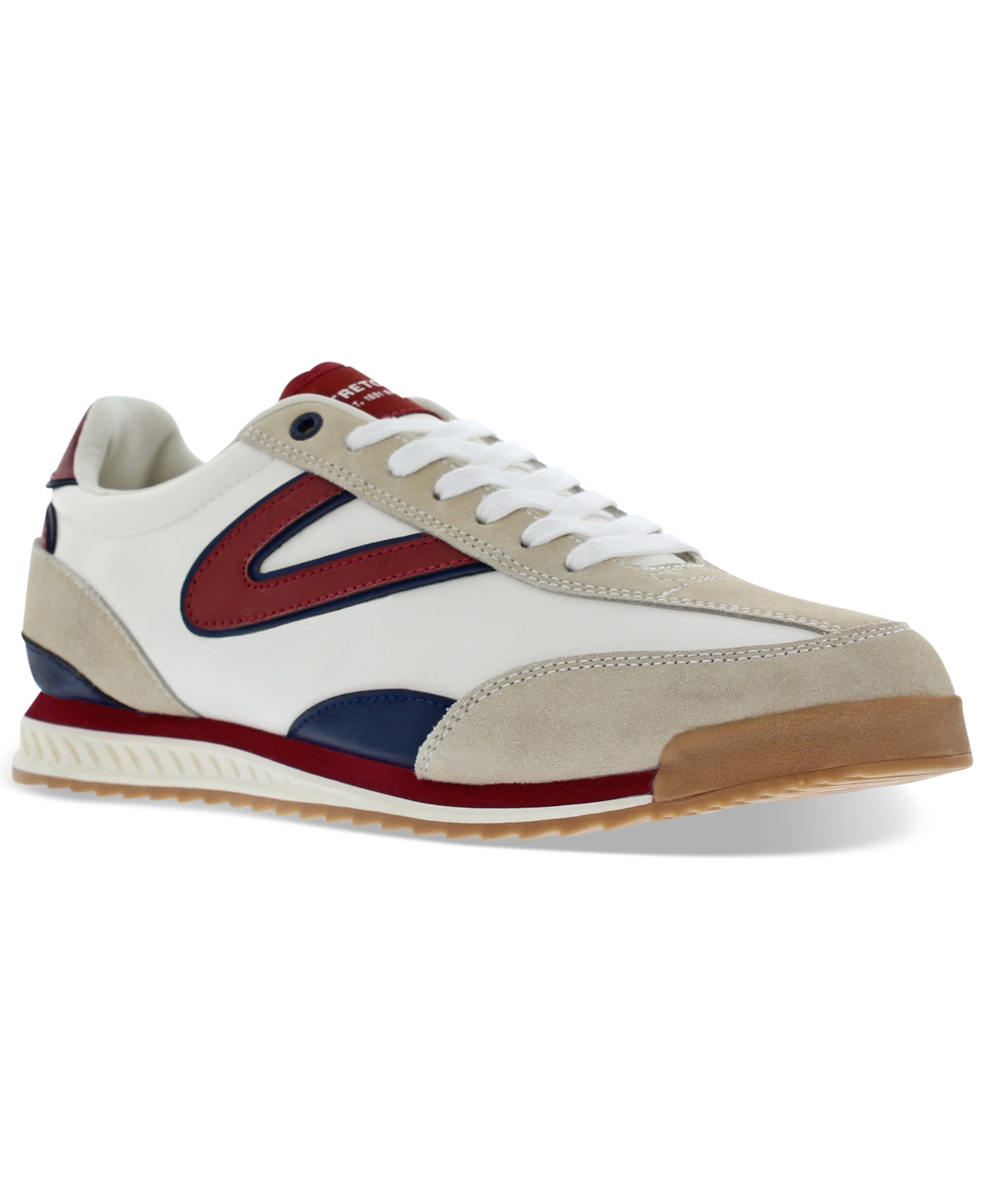 Men's Rawlins Elite Casual Sneakers from Finish Line - White/red