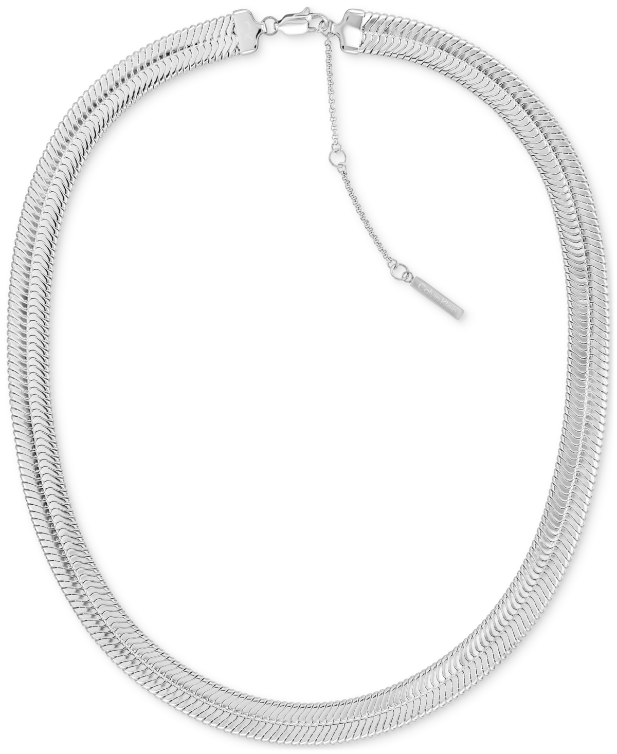 CALVIN KLEIN STAINLESS STEEL 3-PC. SET CHAIN LINK NECKLACES 