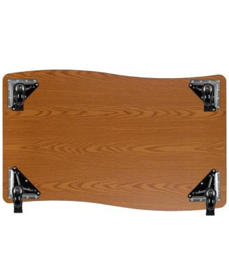 Mobile 28"Wx47.5"L Wave Flexible Collaborative Kids Adjustable Activity Table