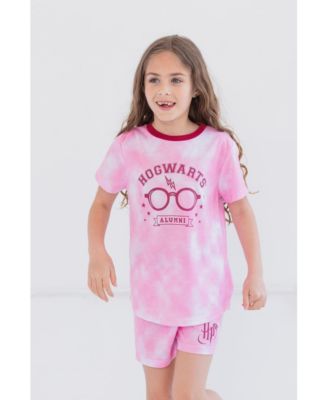 Little Girls Pajama Shirt and Shorts Sleep Set