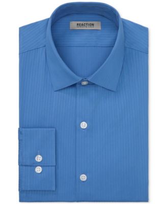 Men's Slim Fit Tonal Stripe Dress Shirt