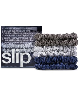 6-Pc. Pure Silk Skinny Scrunchies Set