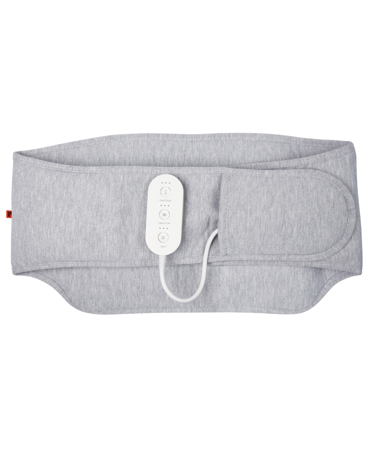 Sharper Image Calming Heat Massaging Heated Lumbar Wrap In Gray
