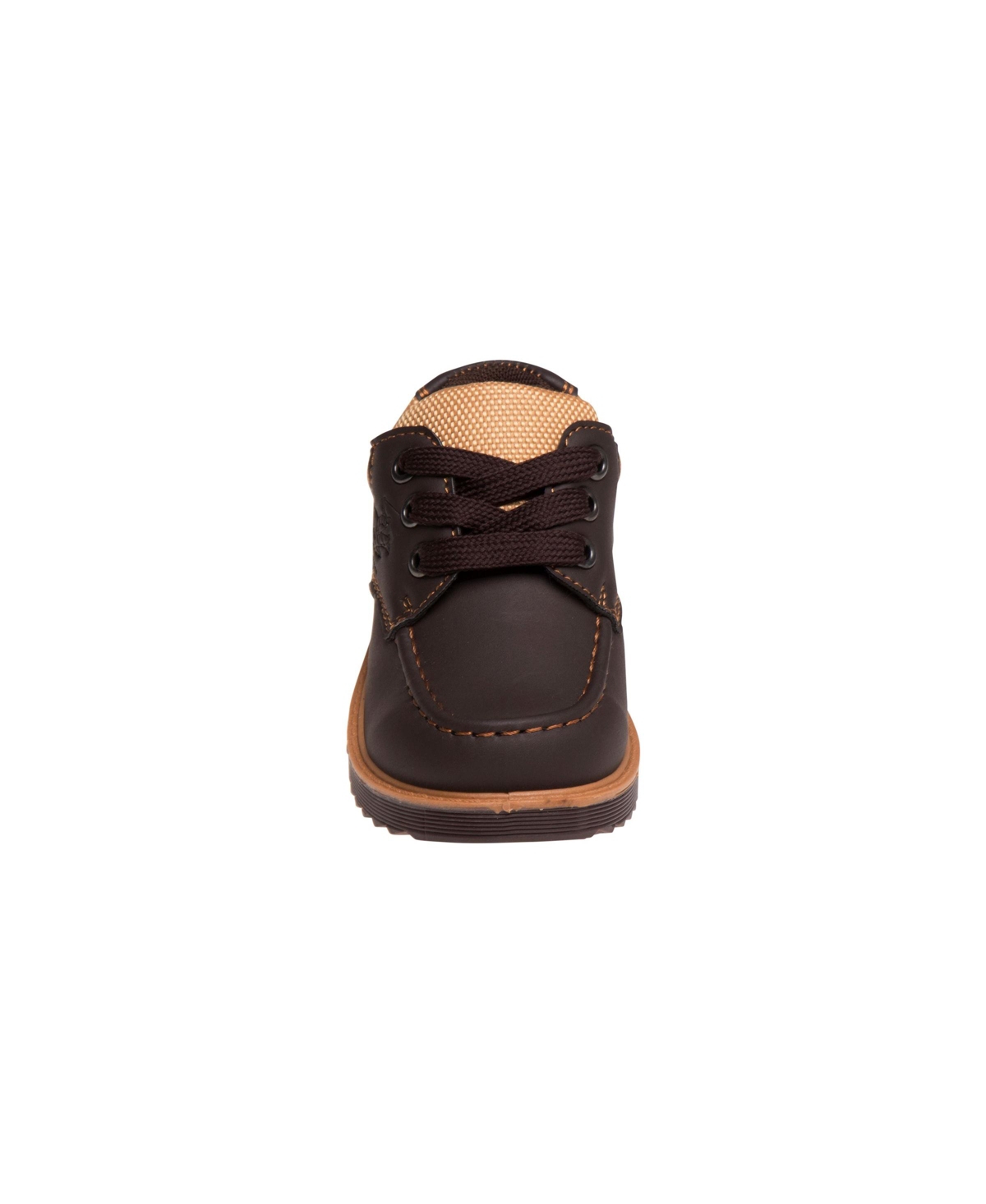 Shop Beverly Hills Polo Club Toddler Oxford Lace-up Casual Shoes In Brown