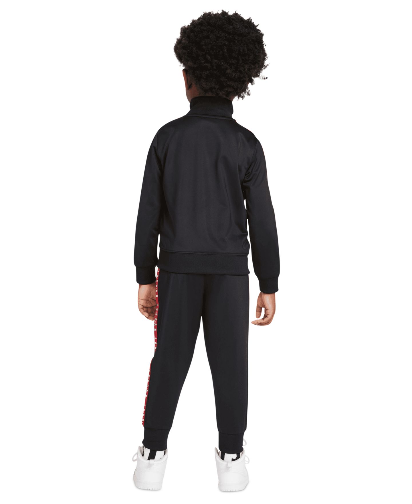 Комплект Jordan Air Tricot Full-Zip Jacket and Pants, 2-Piece Set для мальчиков-малышей, цвет: Чёрный — фото 6