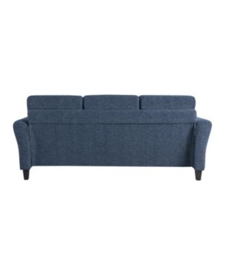 80.3" W Microfiber Wilshire Sofa with Rolled Arms