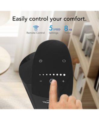 OZI42 42" Whole Room Air Circulator Tower Fan with Remote Control