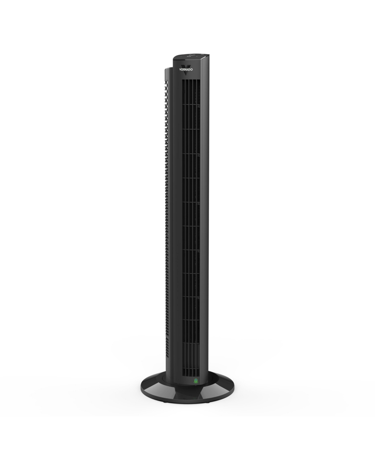 Shop Vornado Ozi42dc Tower Fan With Remote And Timer, Oscillating Standing Fan For Bedroom, Variable Speed For Pr In Black