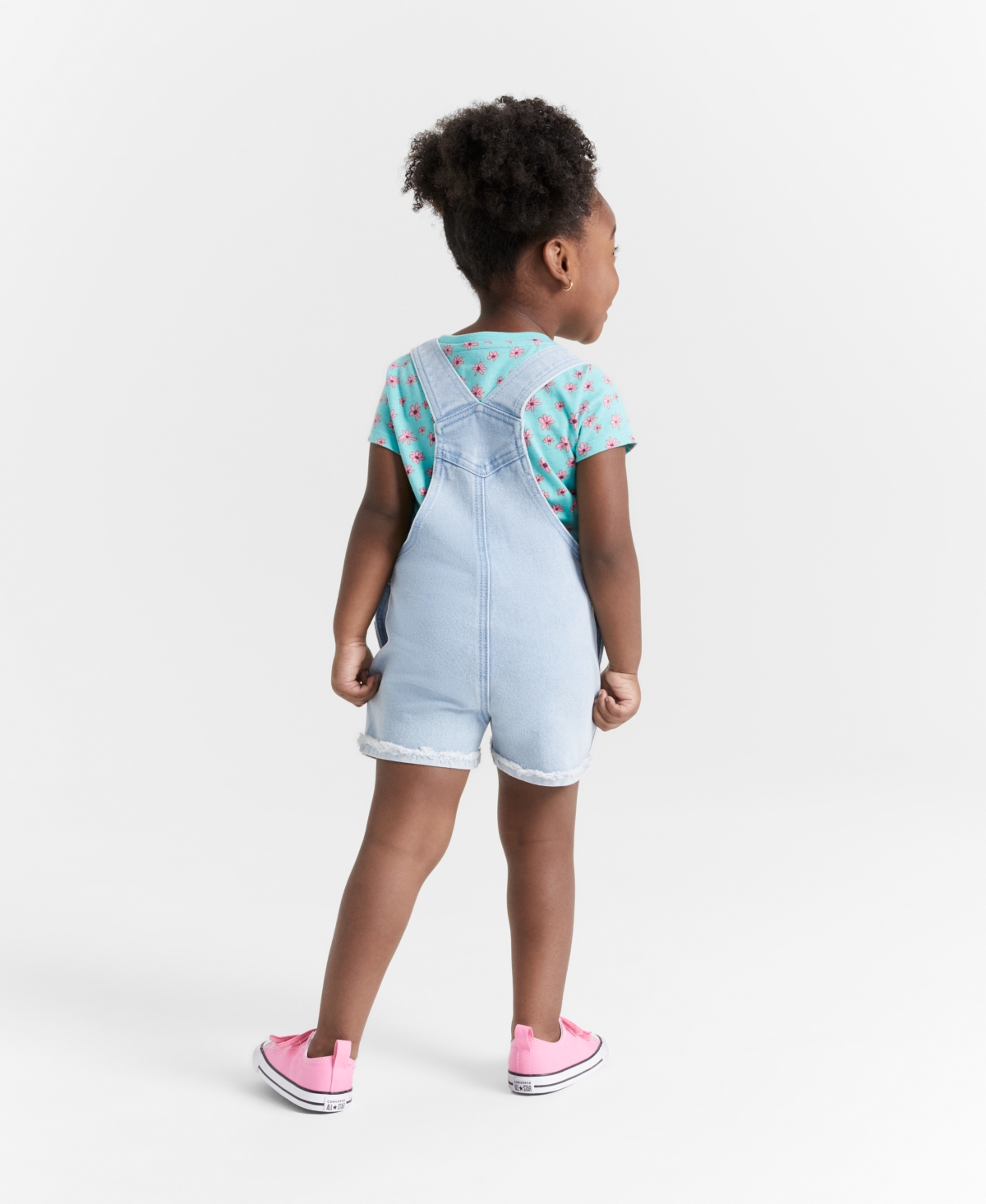 Epic Threads Toddler Girls Tulip Denim Shortalls, Created for Macy's