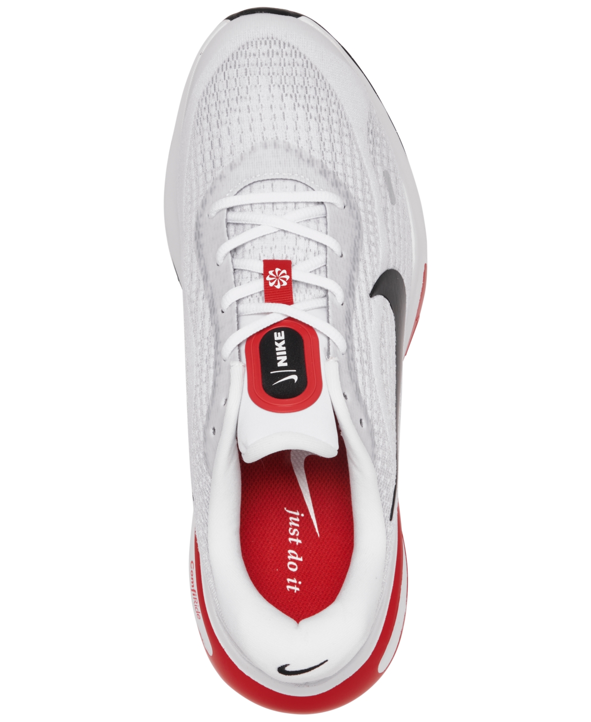 Nike Men's Journey Run Road Running Shoes In White,black
