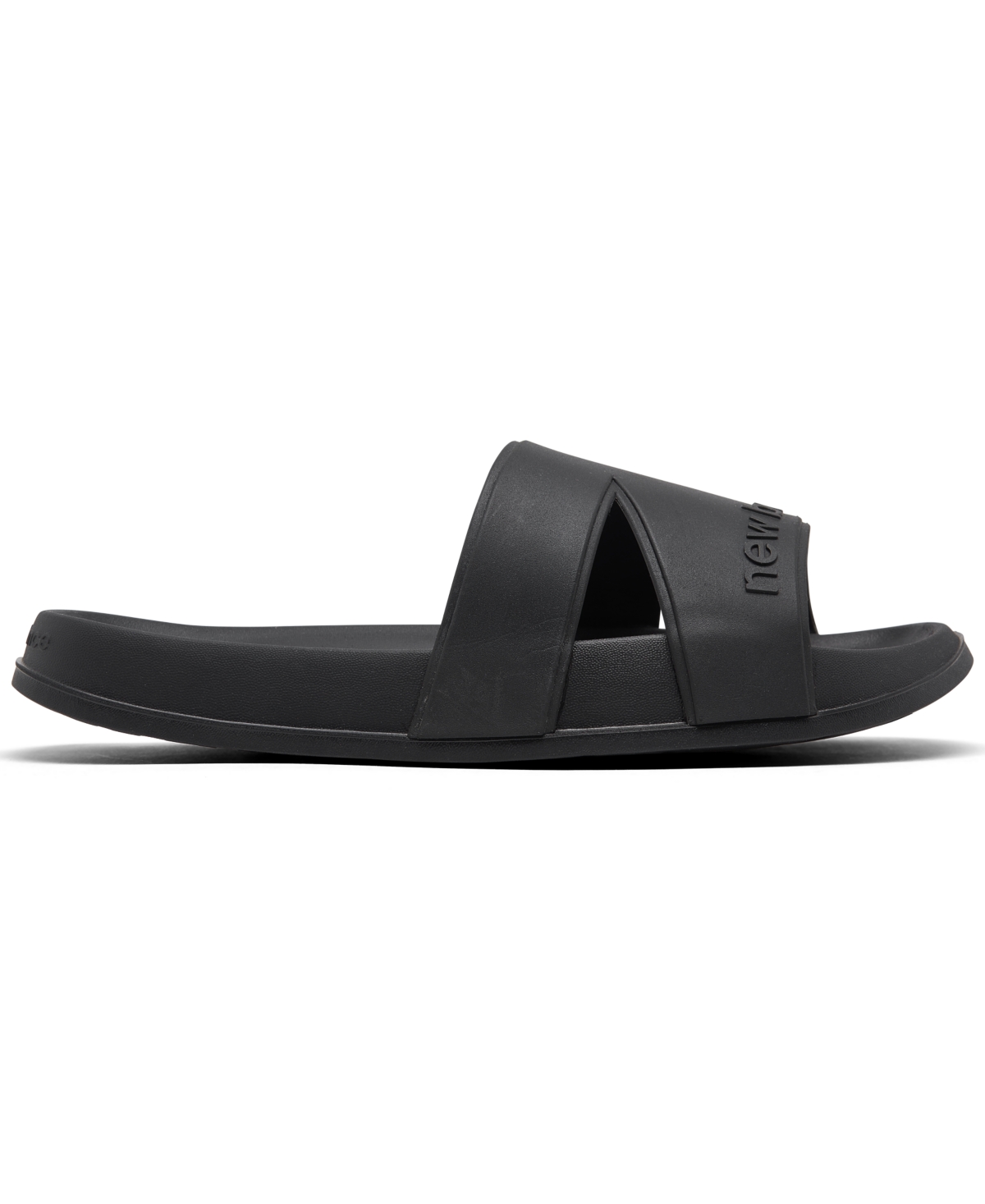 Shop New Balance Men's 200 Slide Sandals From Finish Line In Black