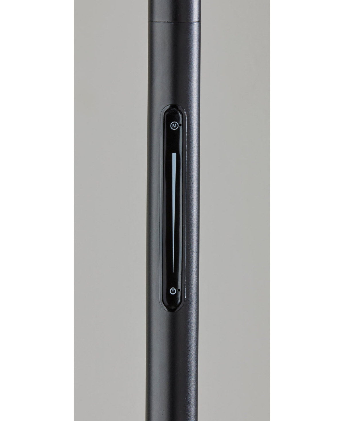 Adesso 71" Solar Led Torchiere In Black
