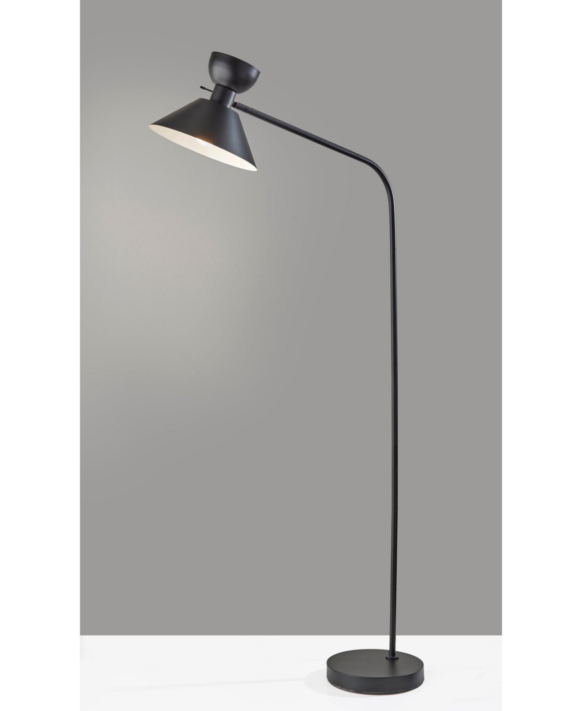 Adesso 67.5" Duke Floor Lamp In Black