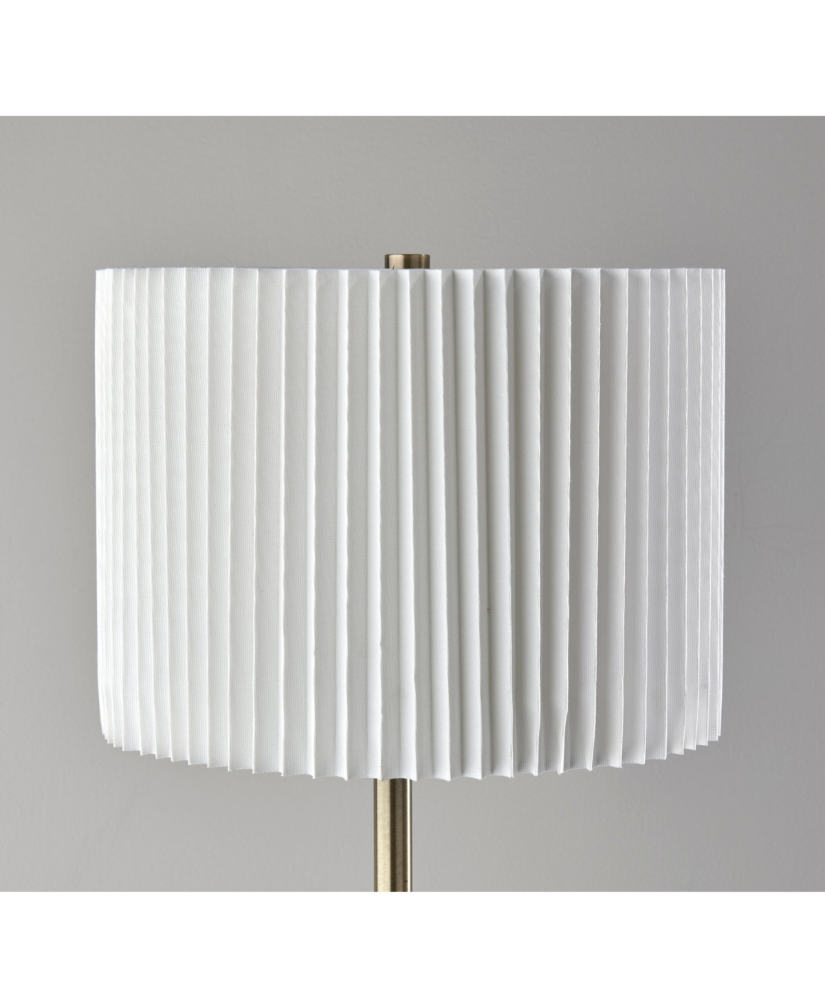 Adesso 60" Eli Floor Lamp In Antique-like Brass