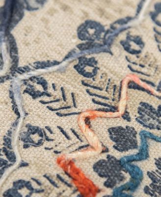 Abstract Polyester Filled Decorative Pillow, 20" x 20"