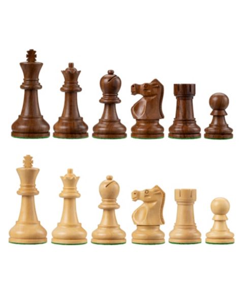 Шахматный набор Bobby Fischer Ultimate Staunton из шишама и самшита, 32 фигуры, от 14 лет, цвет: Коричневый
