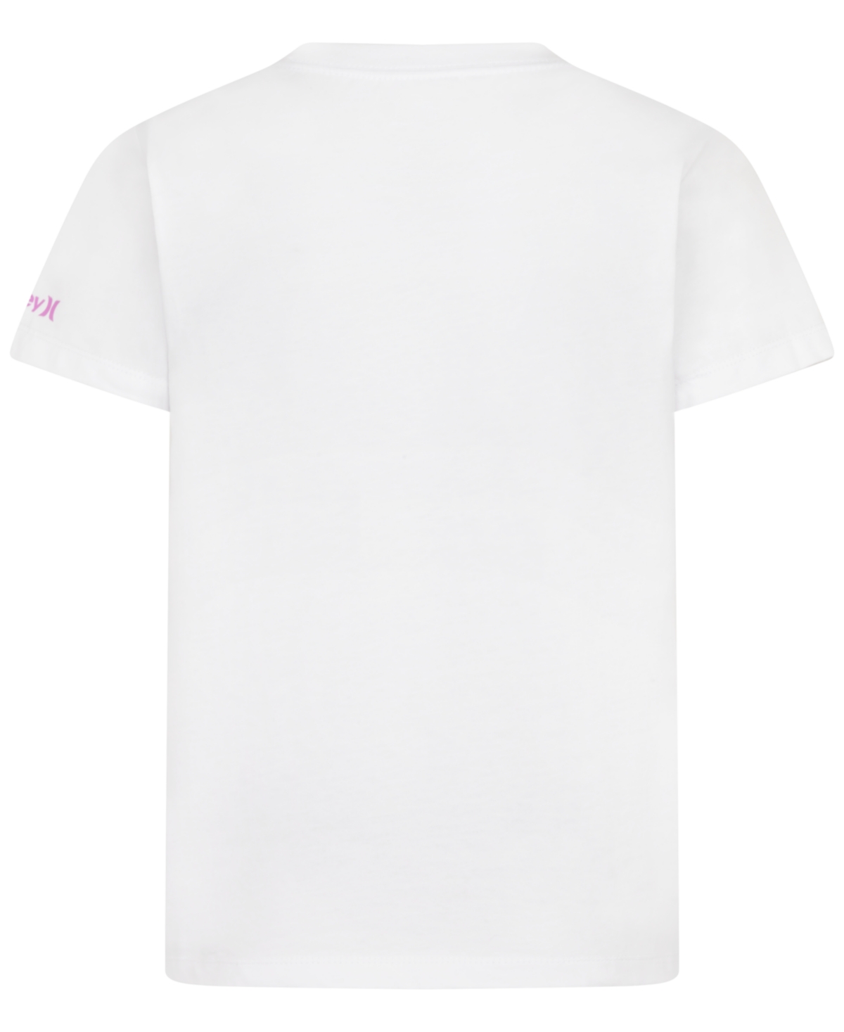 Shop Hurley Big Girls Flourish Short Sleeve T-shirt In White