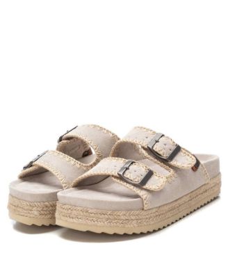 Women's Suede Flat Sandals By XTI