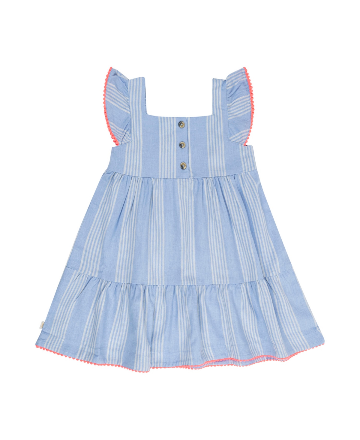 Sammy + Nat Little Girls Sammy + Nat Dress with Flutter Sleeves