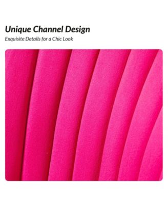 Modern Armless Accent Chair with Golden Metal Legs for Small Spaces