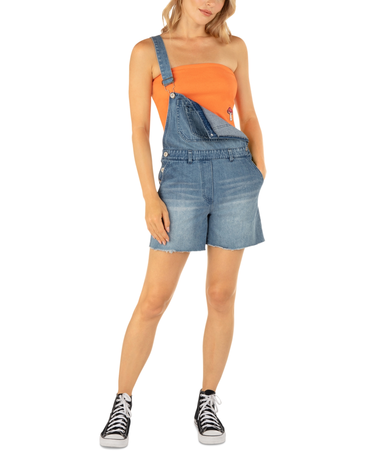 Hurley Juniors' MikaShortalls - Denim