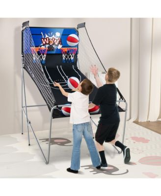 Dual Shot Basketball Arcade Game with 8 Game Modes Arcade Sound Electronic Scoring