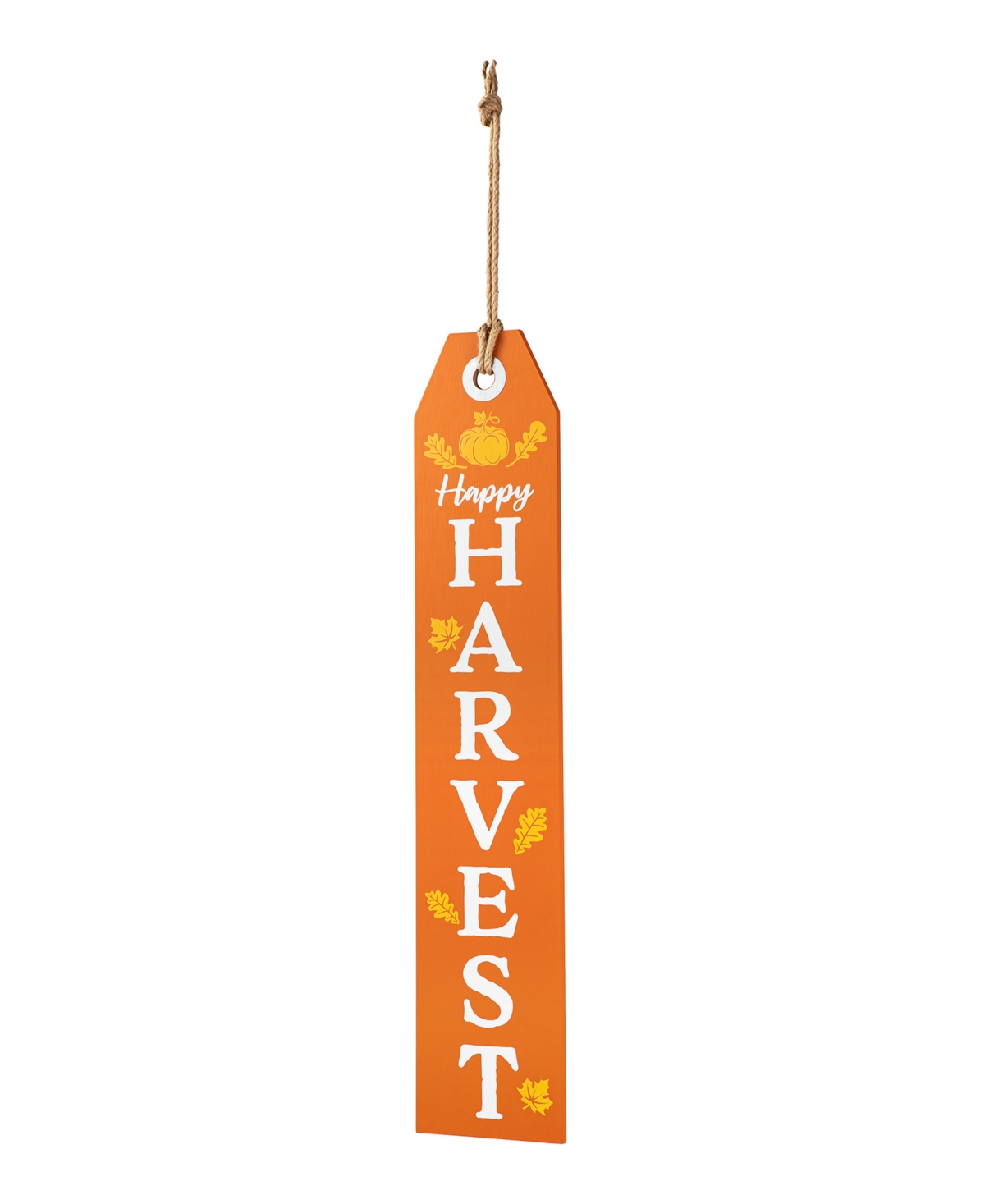 35.5"H Fall and Halloween Wooden Reversible Tag Porch Sign - Multi