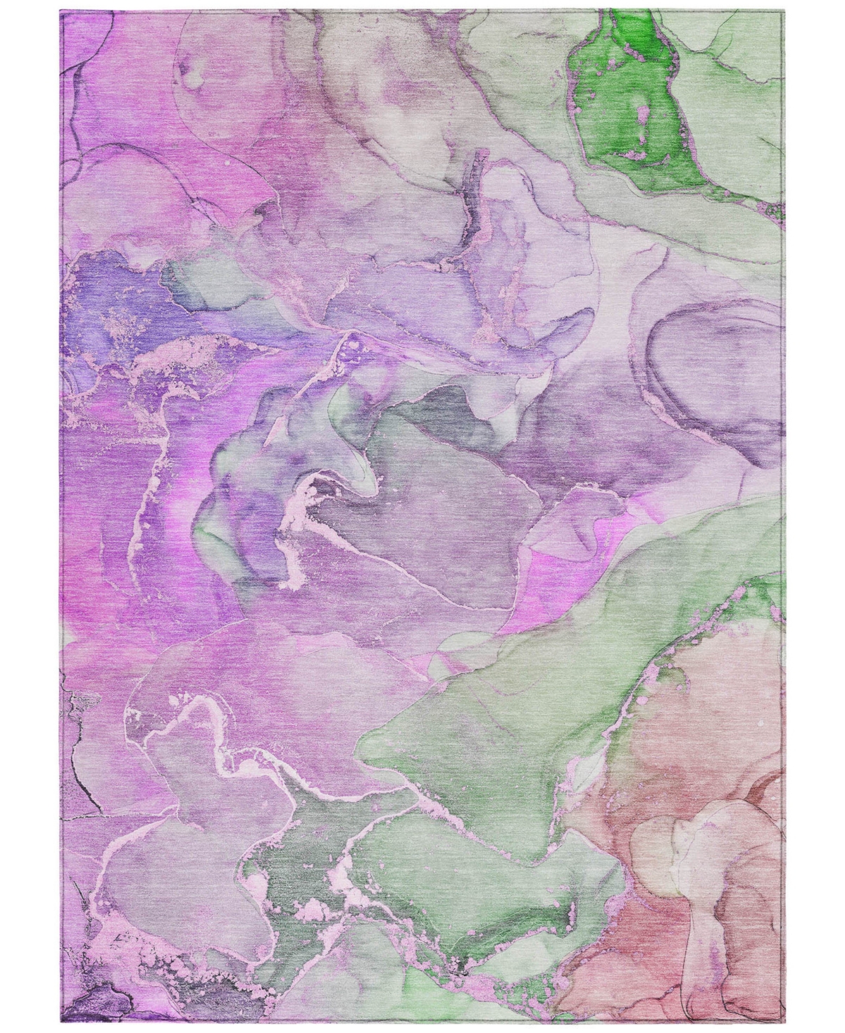 Shop Addison Chantille Machine Washable Acn500 2'6x3'10 Area Rug In Purple