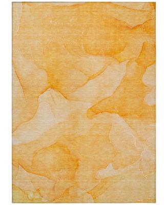 Shop Addison Chantille Machine Washable Acn509 Rug Collection In Orange