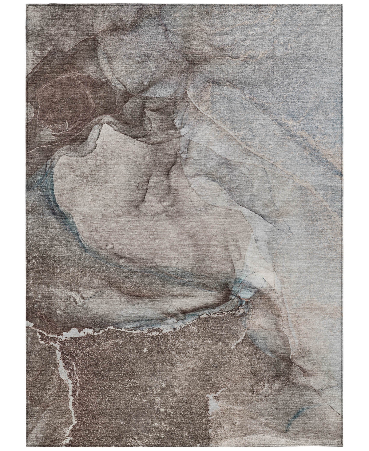 Addison Chantille Machine Washable Acn524 8'x10' Area Rug In Taupe