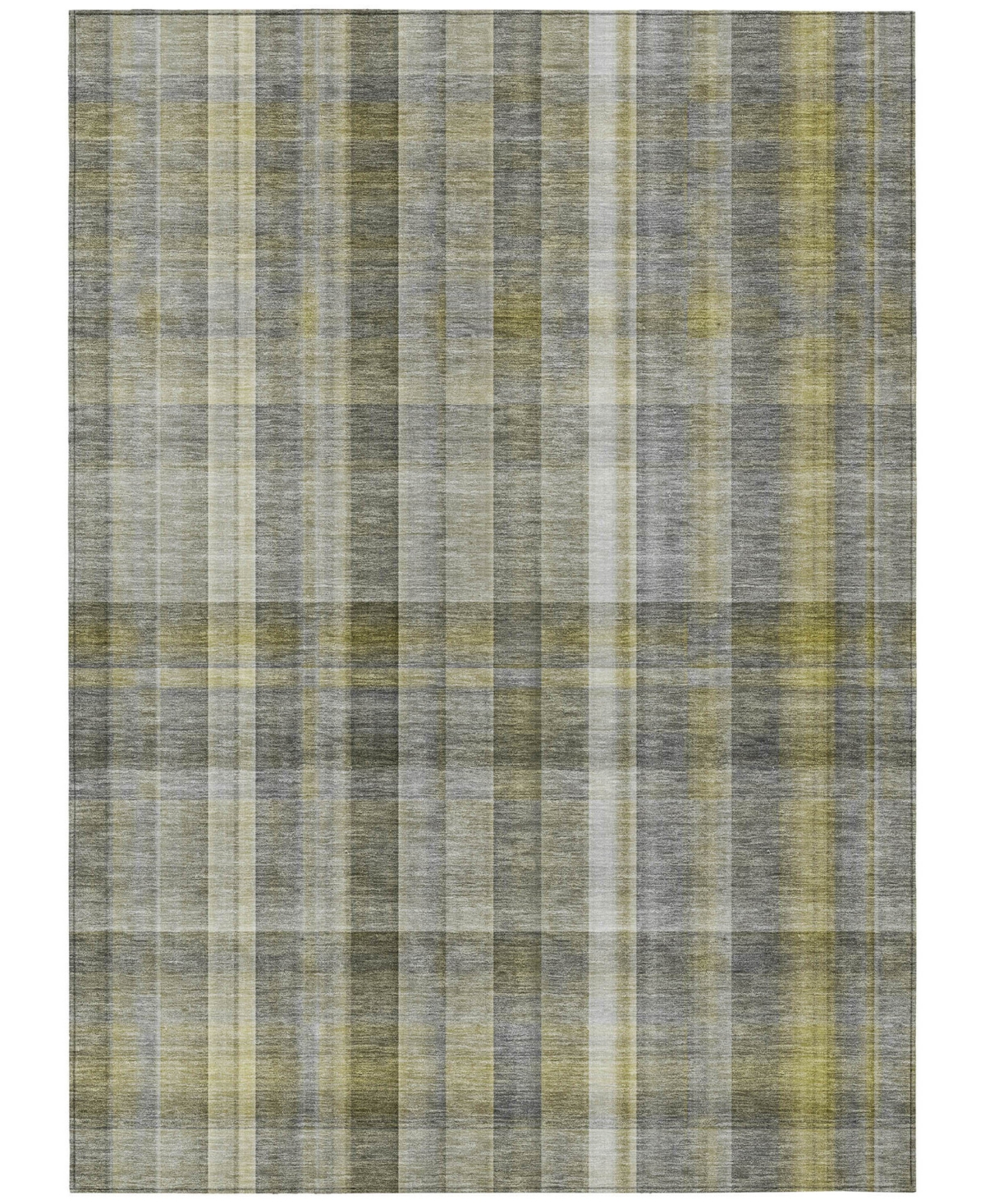 Addison Chantille Machine Washable Acn534 8'x10' Area Rug In Gray