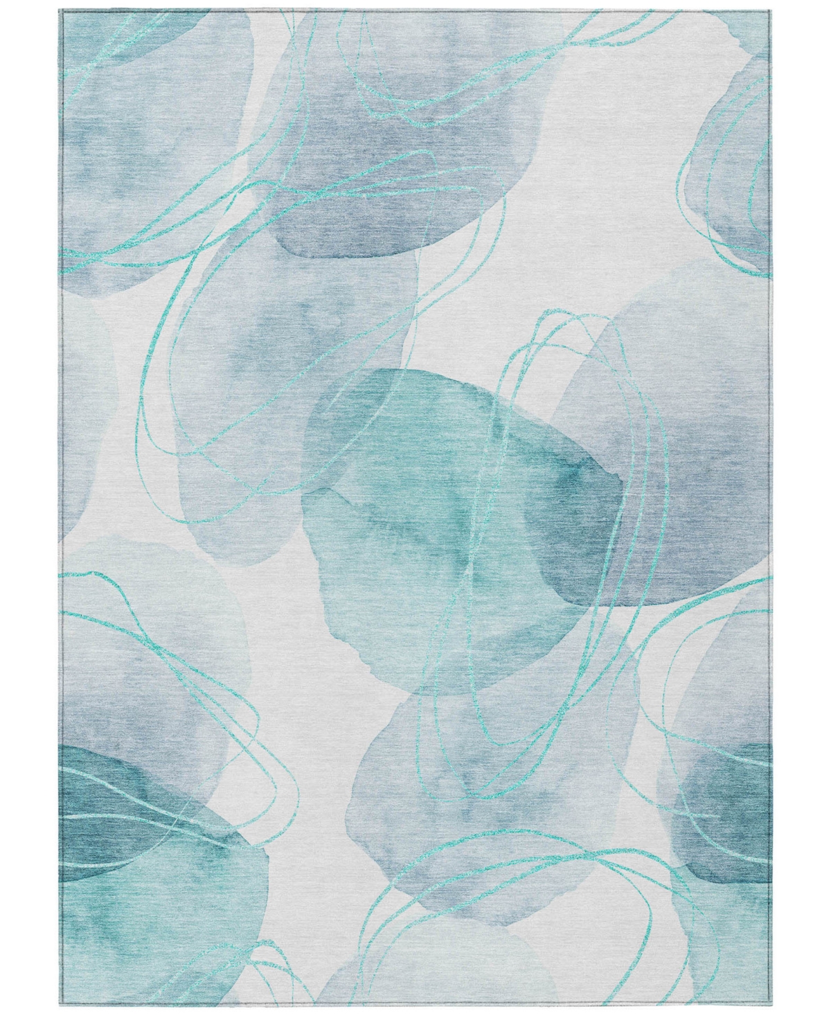 Shop Addison Chantille Machine Washable Acn544 10'x14' Area Rug In Ocean