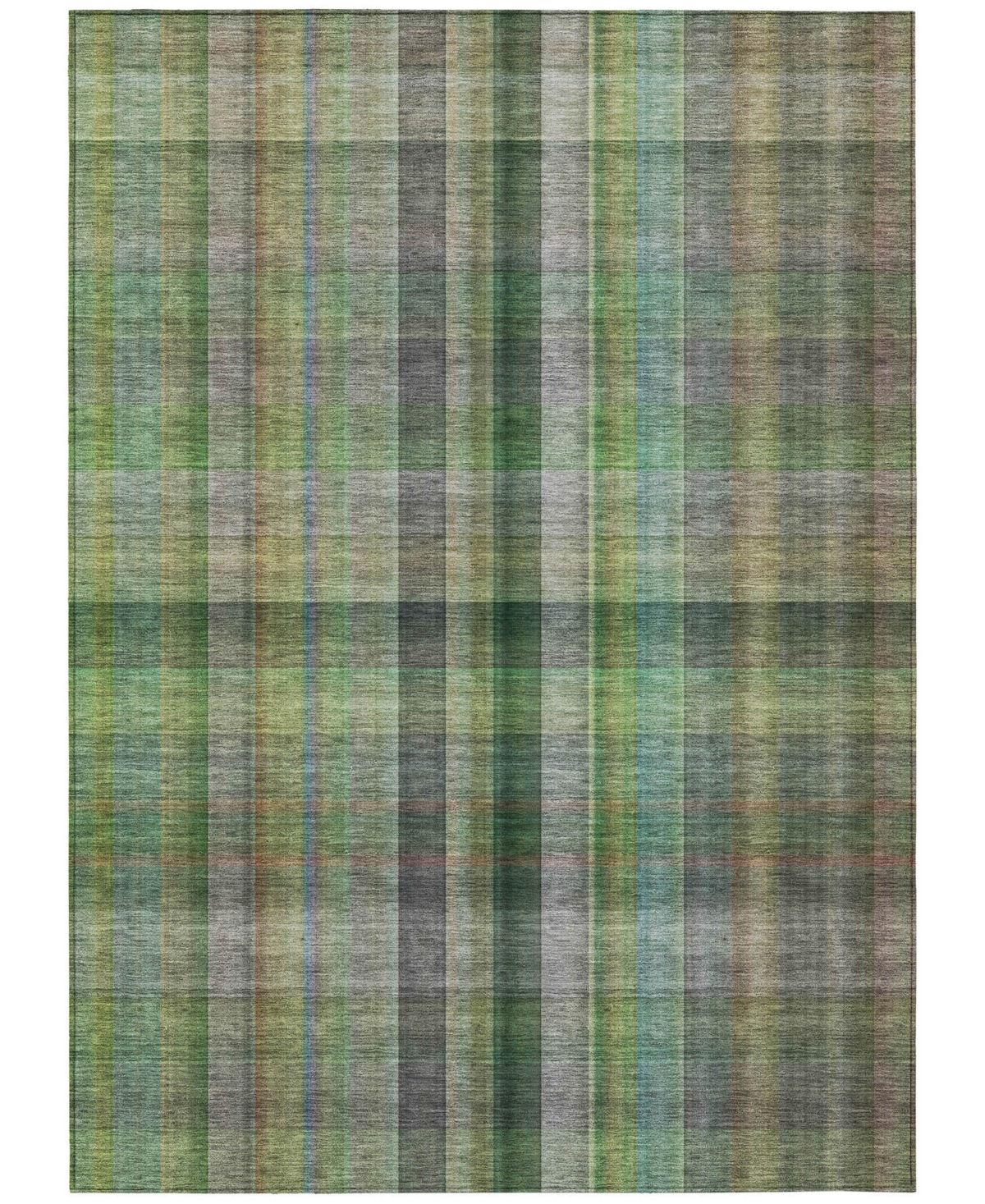 Addison Chantille Machine Washable Acn548 10'x14' Area Rug In Green