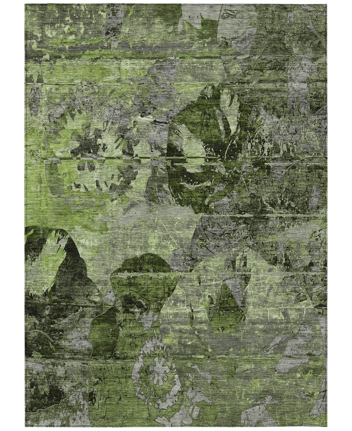 Addison Chantille Machine Washable Acn555 8'x10' Area Rug In Green