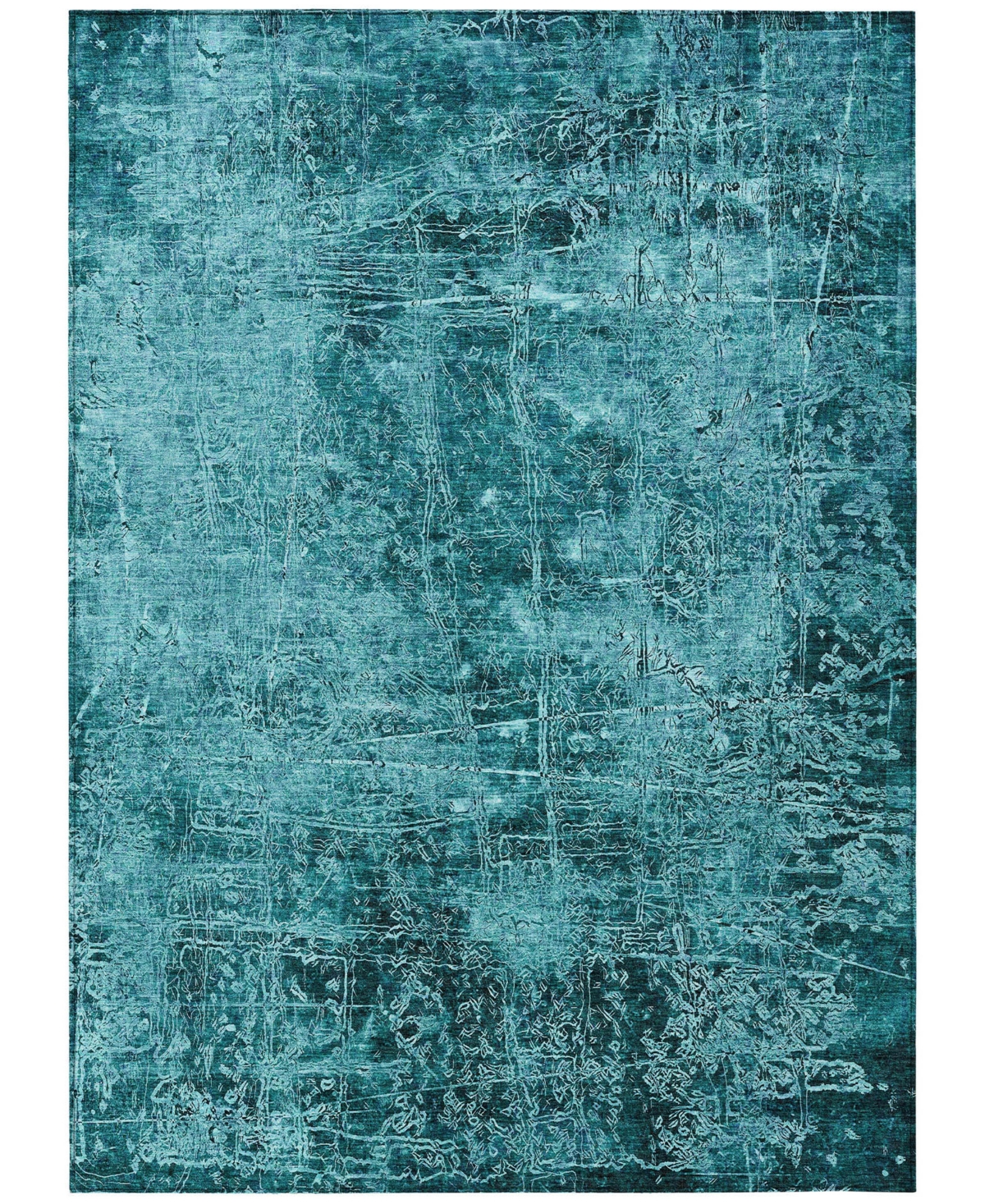 Addison Chantille Machine Washable Acn559 2'6x3'10 Area Rug In Ocean