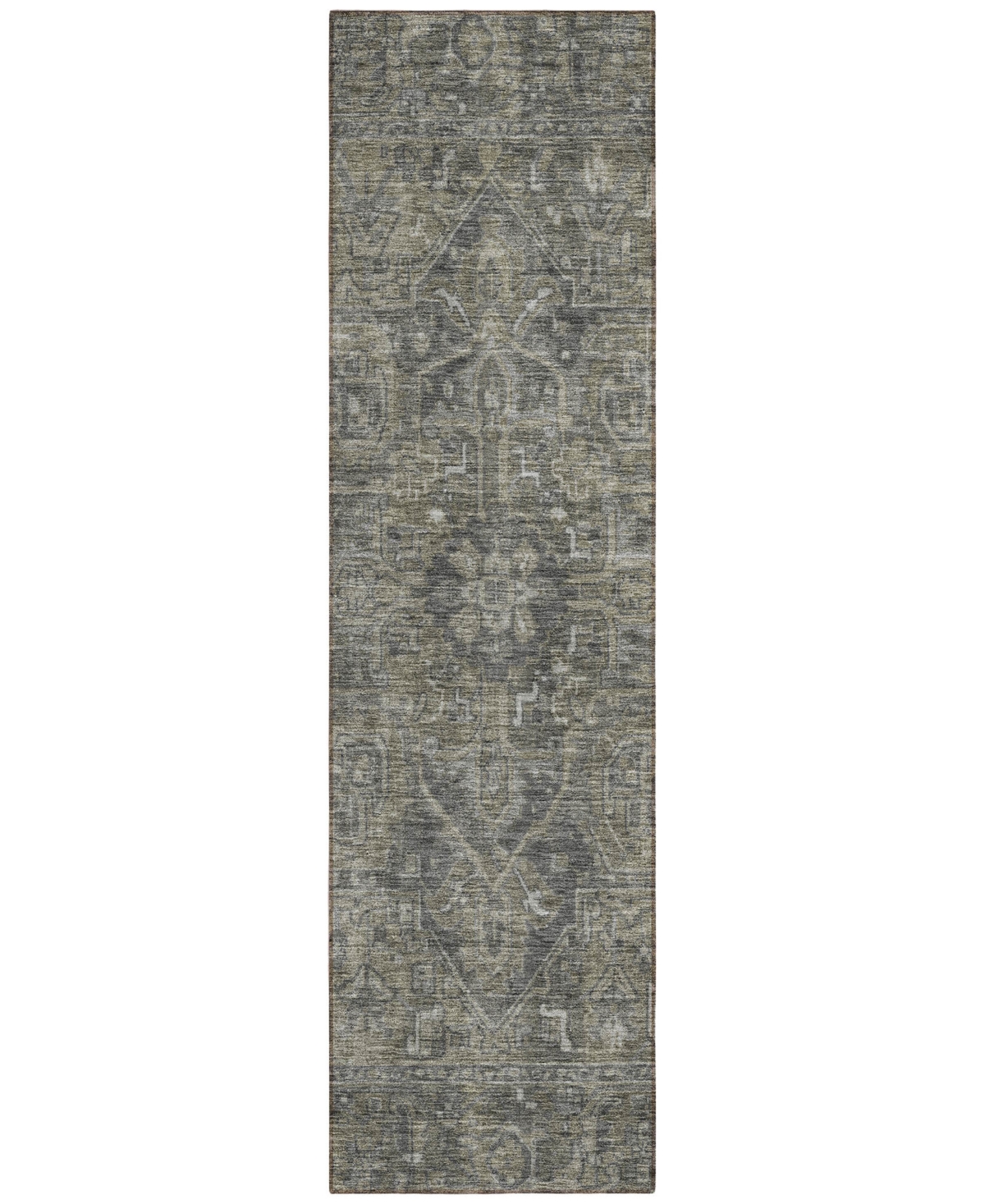 Addison Chantille Machine Washable Acn571 2'3x7'6 Runner Area Rug In Mocha