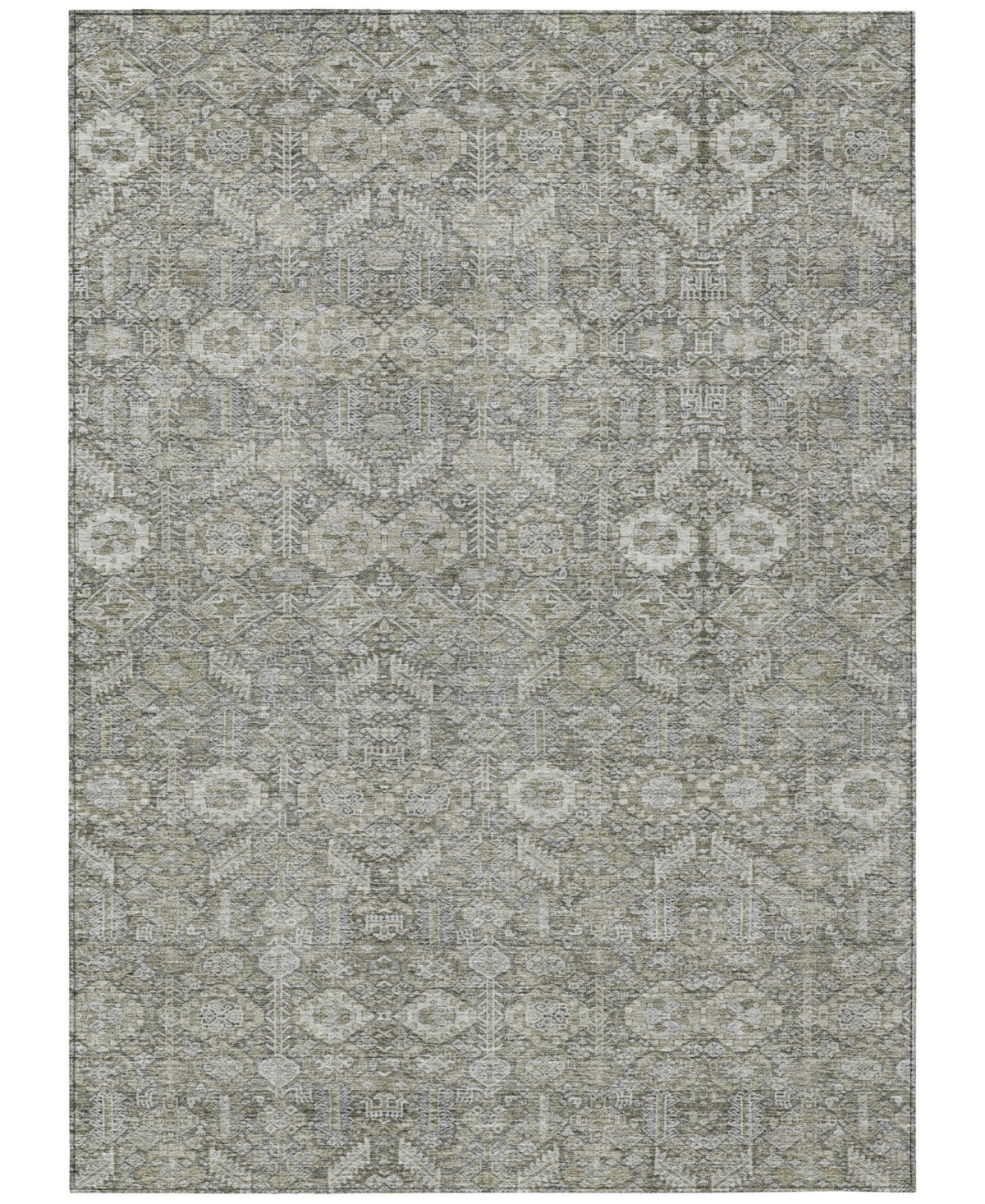 Shop Addison Chantille Machine Washable Acn574 10'x14' Area Rug In Gray