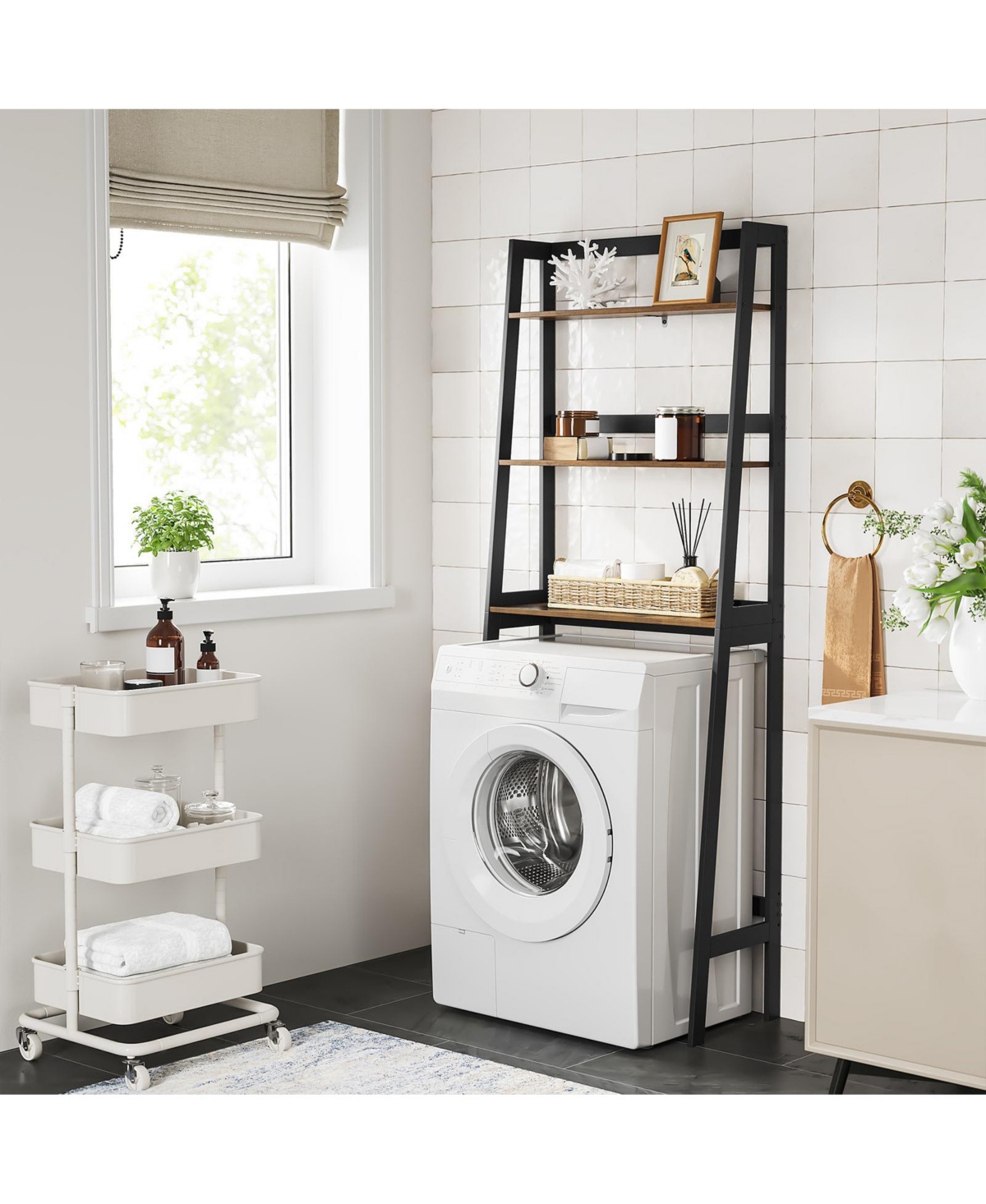 Slickblue 3-tier Over The Toilet Storage Organizer, Multifunctional Toilet Storage Shelf