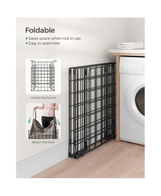 Laundry Hamper,Laundry Basket, Collapsible Clothes Hamper, Removable and Washable Liner