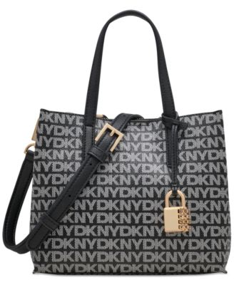 DKNY Farah Logo Crossbody Satchel Macy s