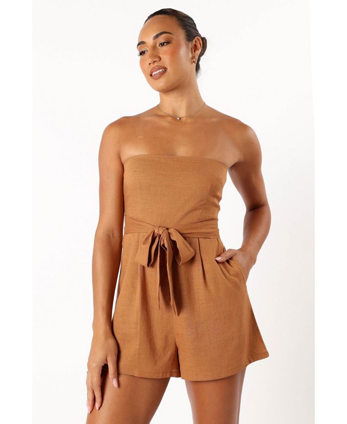 Petal and Pup Women's Christie Strapless Romper - Macy's