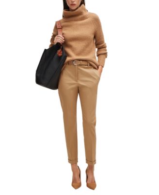 Women's Stretch-Cotton Twill Regular-Fit Pants