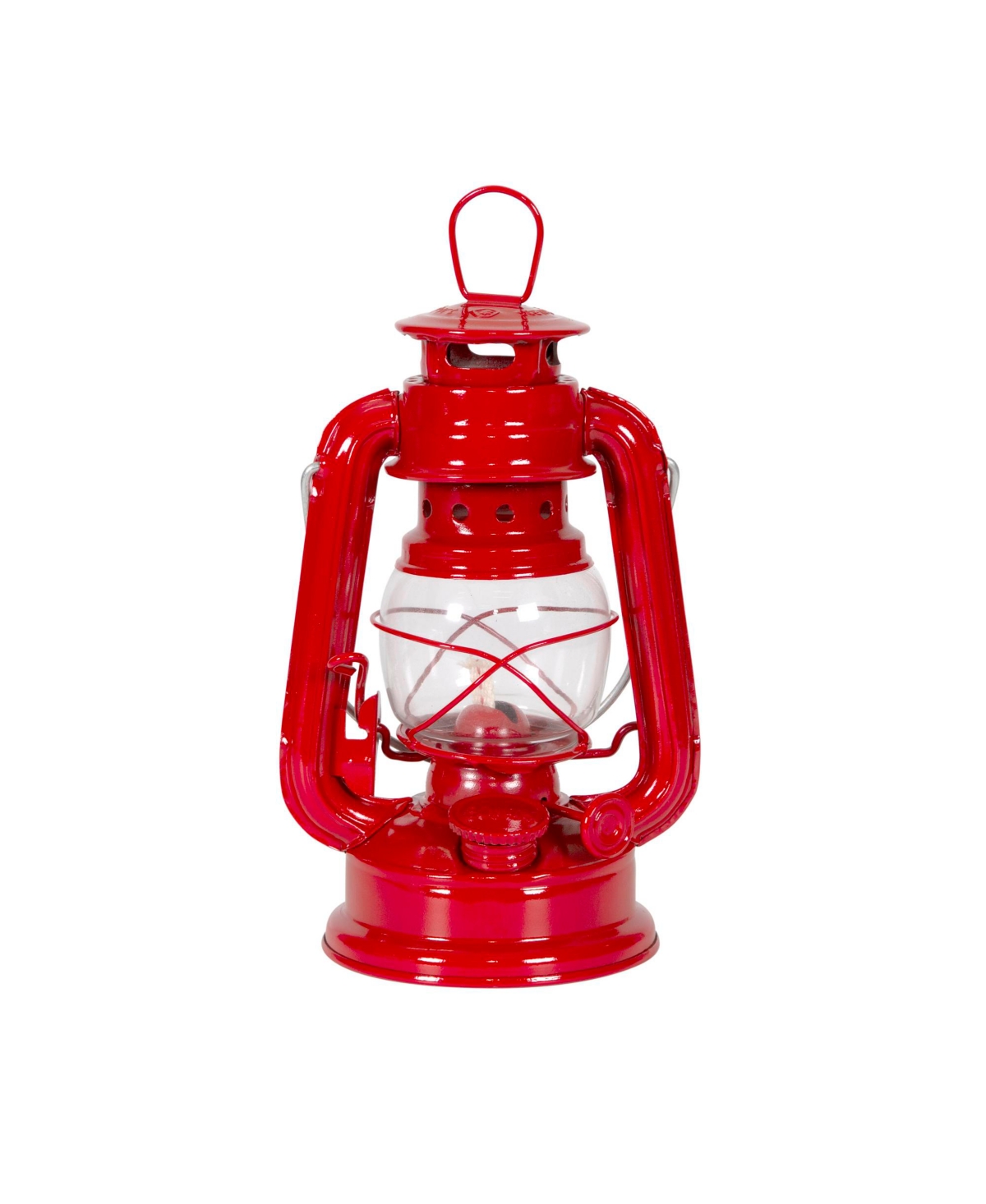 7.5" Hurricane Lantern - Red