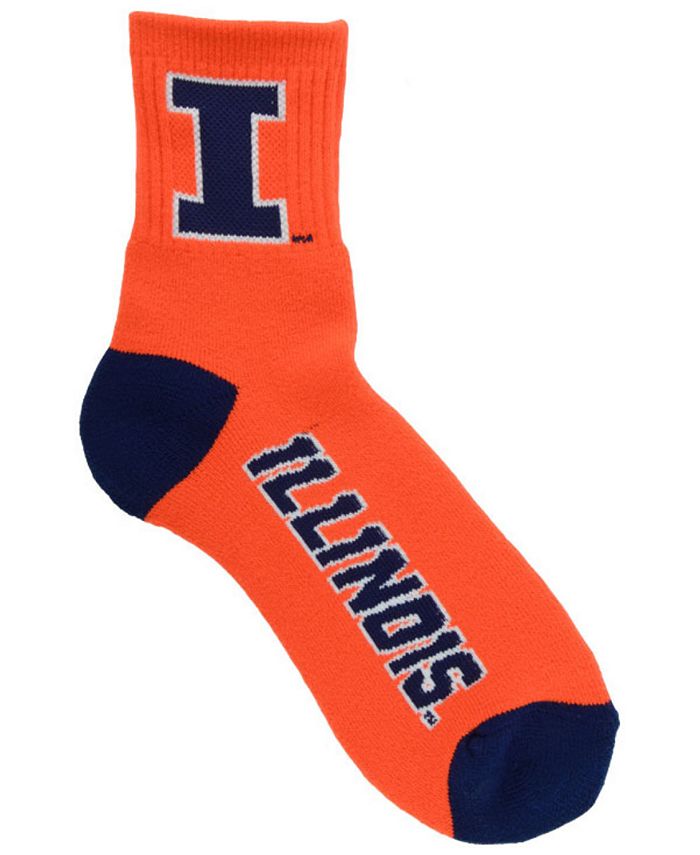 For Bare Feet Illinois Fighting Illini Ankle Socks - Macy's